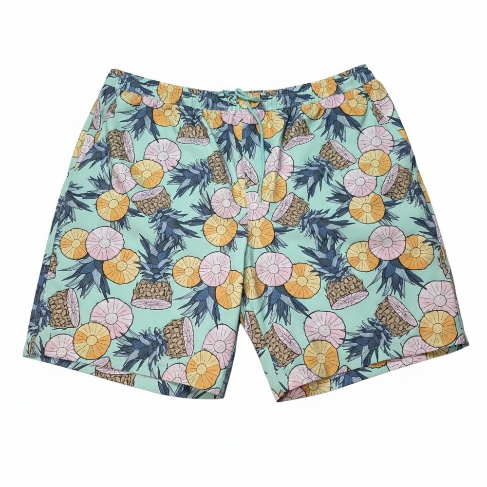 NEW Hurley Men's XXL Bahia Matching Set Shorts‎ Tropical Mist Pineapple Swim $40